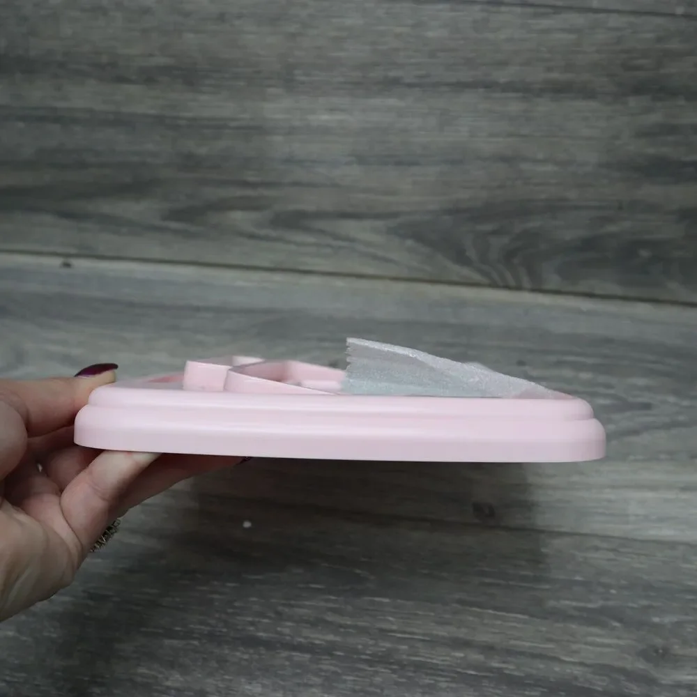 Showcase Mirror Tray Pink Tabletop Vanity Makeup Travel Folding Health Beauty